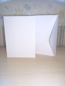 25 White Card Blanks + Envelopes 7