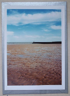 Clacton Beach - Rippled Sand & Sea (A6)